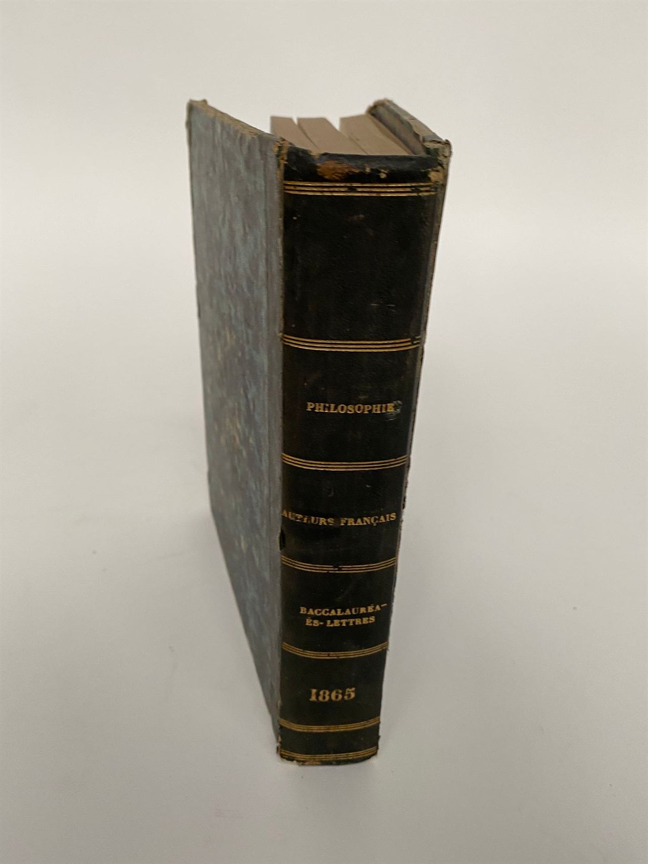 Null 
[MANUSCRIT - PHILOSOPHY] - 19世纪的哲学手稿课程，背面写着Baccalauréat ès-lettres。法国作家 - &hellip;