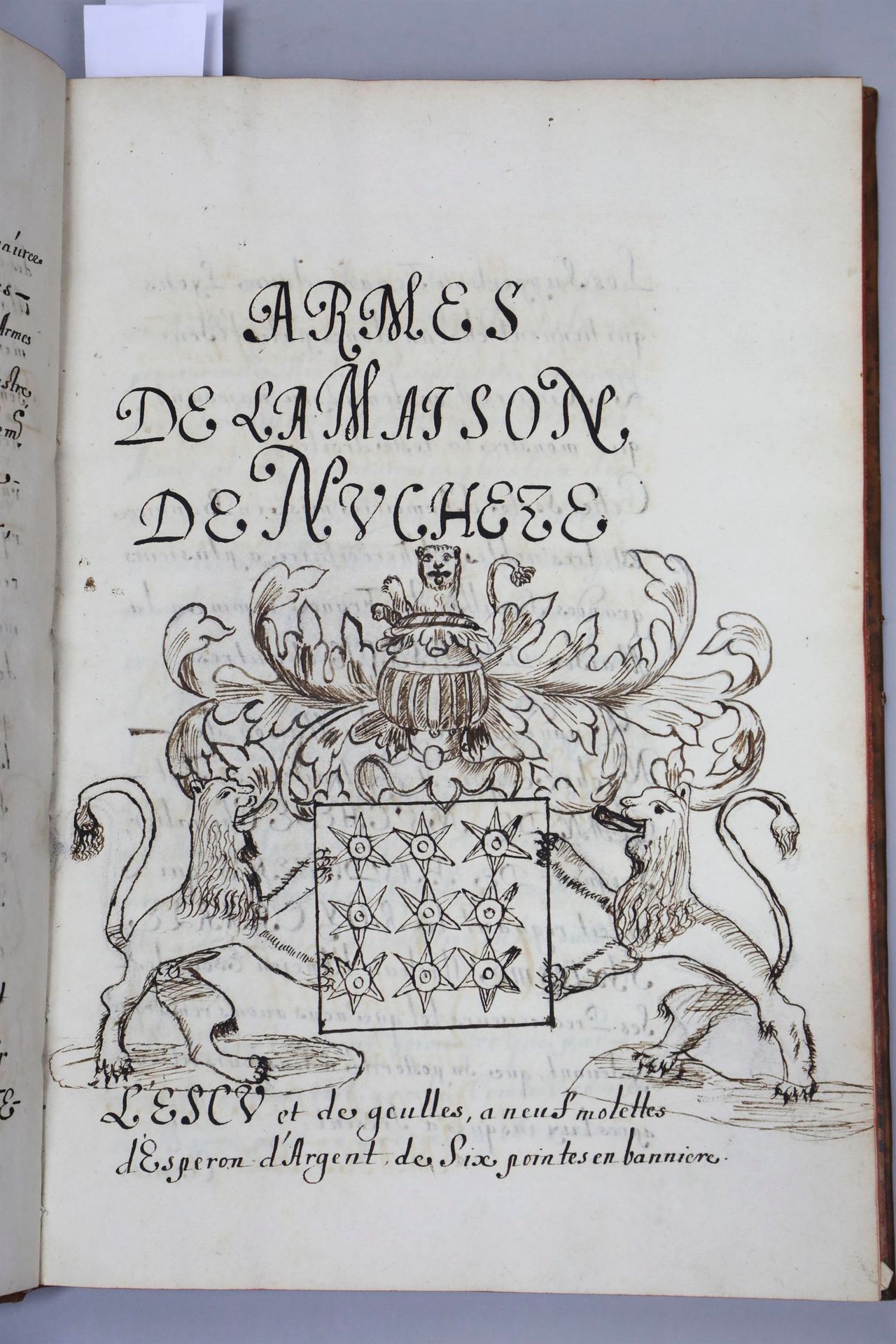 Null [MANUSCRIT - NUCHÈZE] - Genealogy of the house of Nuchese in Poitou. To whi&hellip;