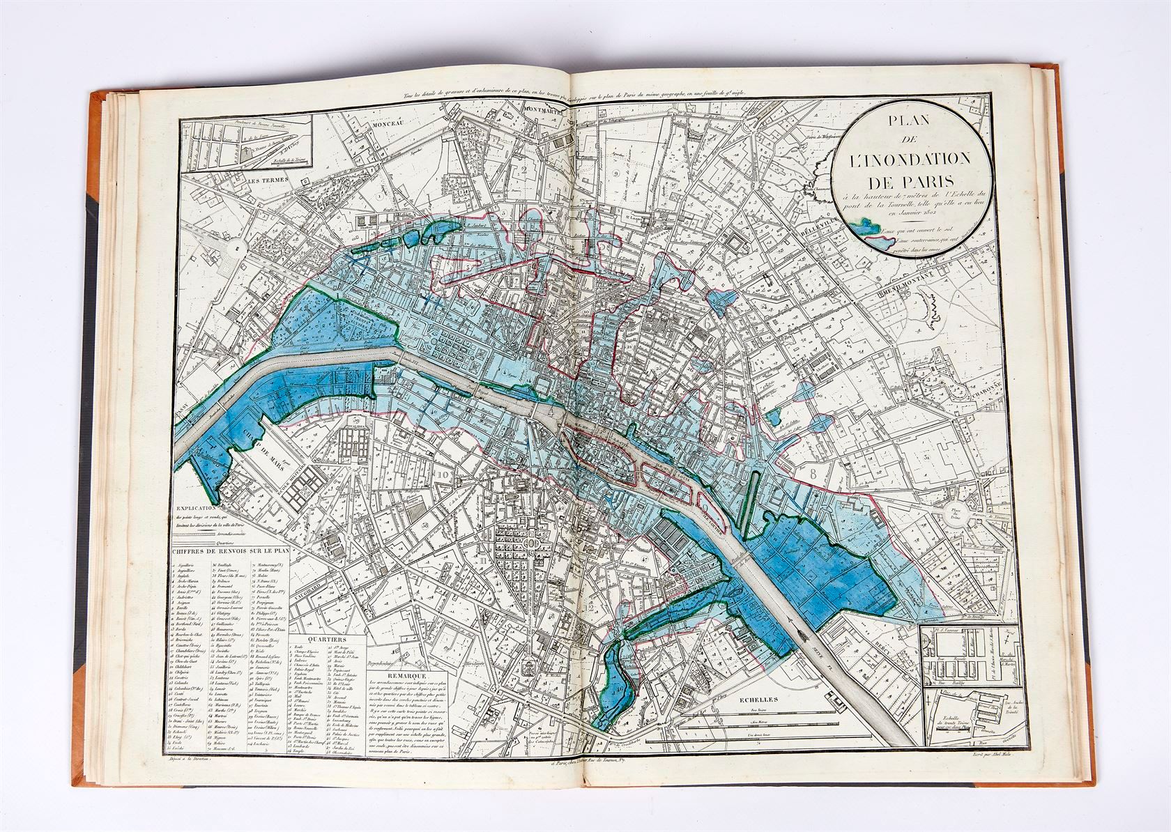 Null [PARÍS] - MAIRE (N. M.) - Atlas administrativo de la ciudad de París, dedic&hellip;