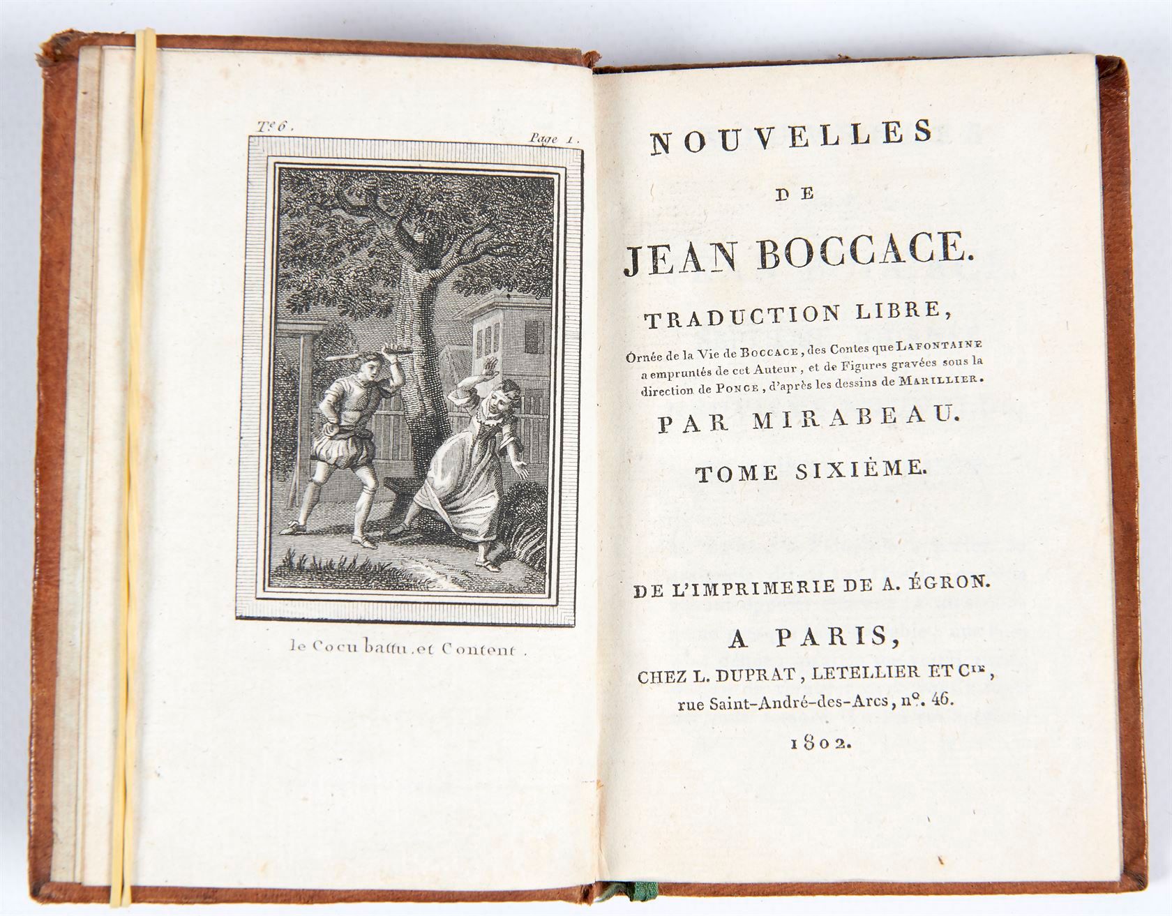 Null BOCCACE (Jean) - Cuentos de Jean Boccace. Traducción libre [...] de Mirabea&hellip;
