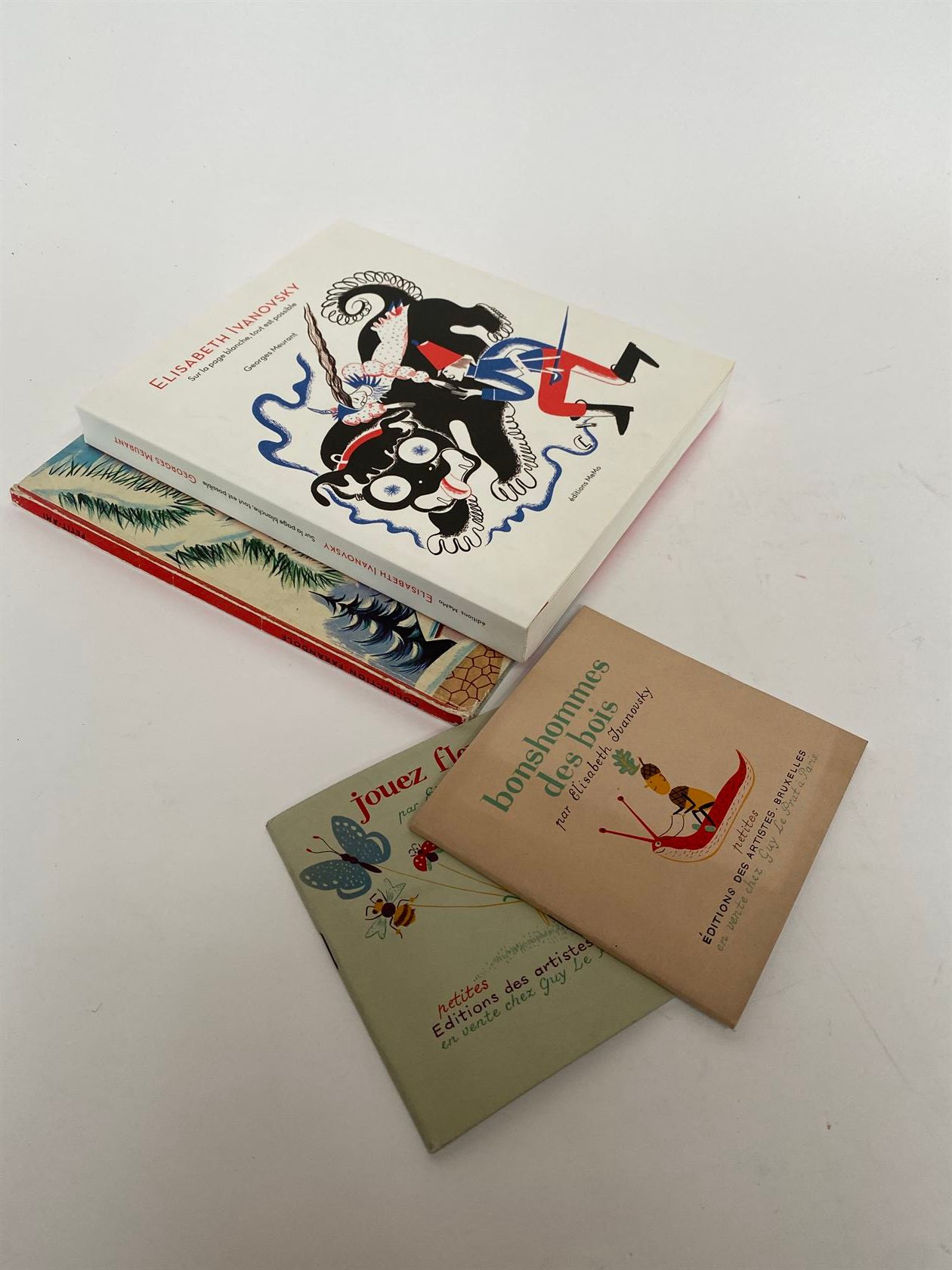Null [ENFANTINA] - 一套3本相册，由伊丽莎白-伊万诺夫斯基提供彩色插图：Jouez fleurettes - Bonshommes des b&hellip;