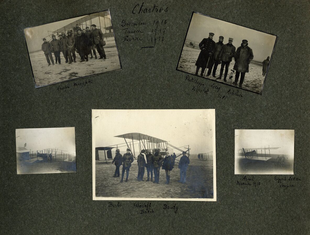 Null Militaria - Guerre de 1914-1918. Album d'environ 110 photographies au gélat&hellip;