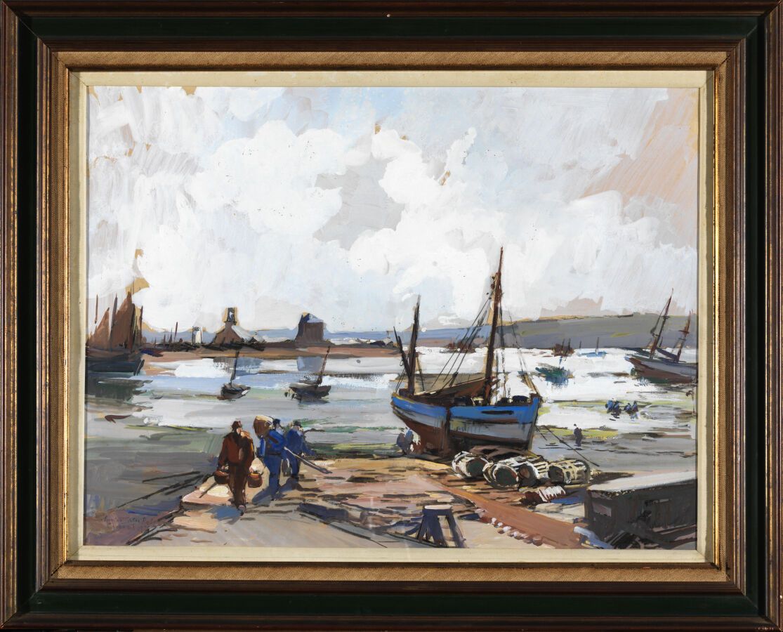 Null DELPY Lucien Victor (1898-1967), nommé peintre officiel de la Marine en 193&hellip;
