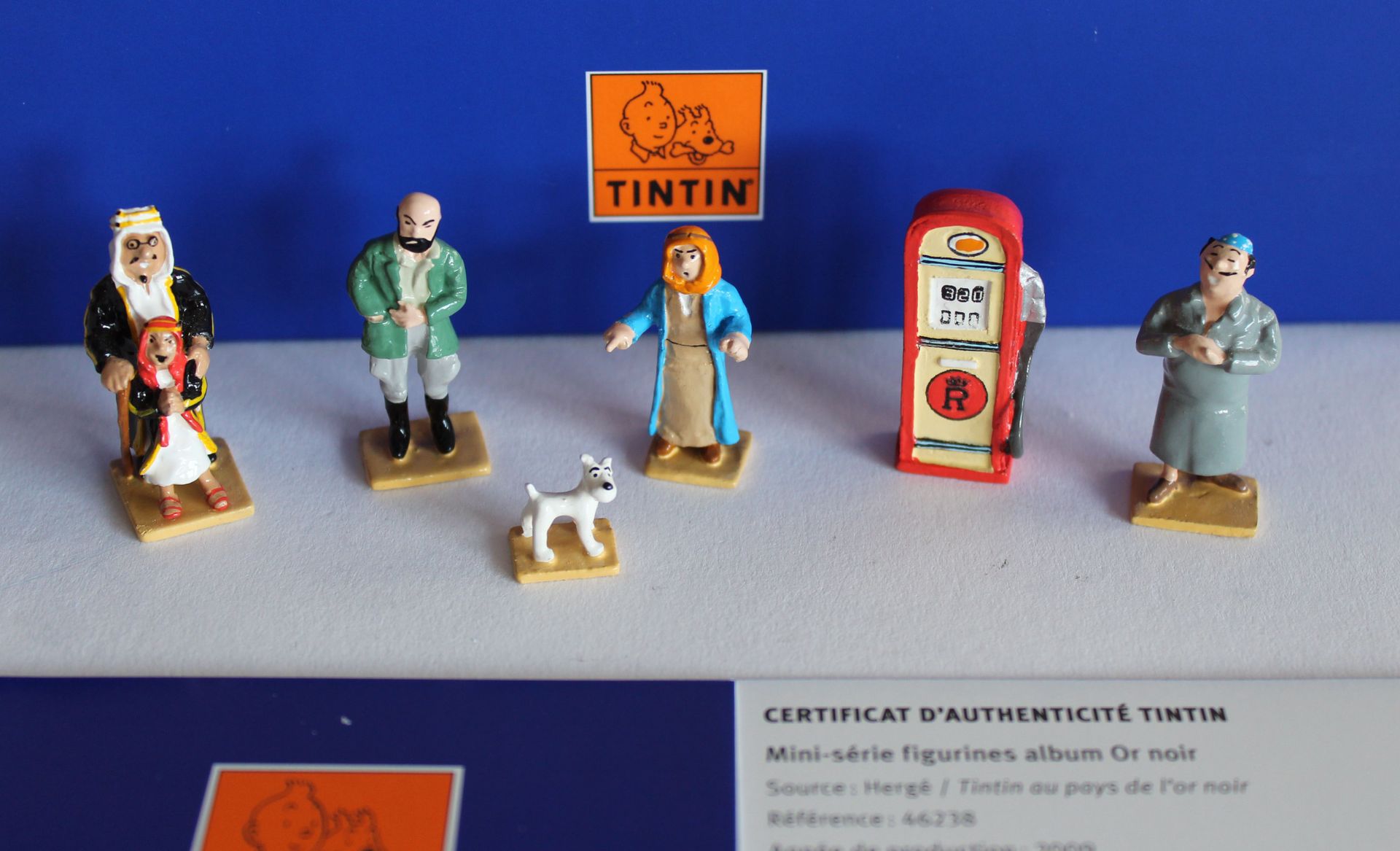 Null Figurines Moulinsart / PIXI - TINTIN - Mini Série : Album Or noir. Mini sér&hellip;