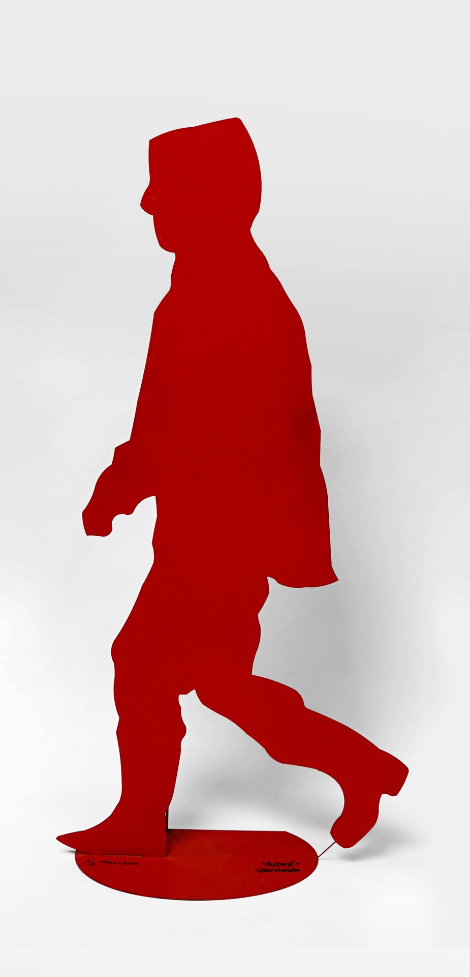 Null 
Gérard FROMANGER (1939-2021) Silhouette, homme en marche, boulevard des It&hellip;