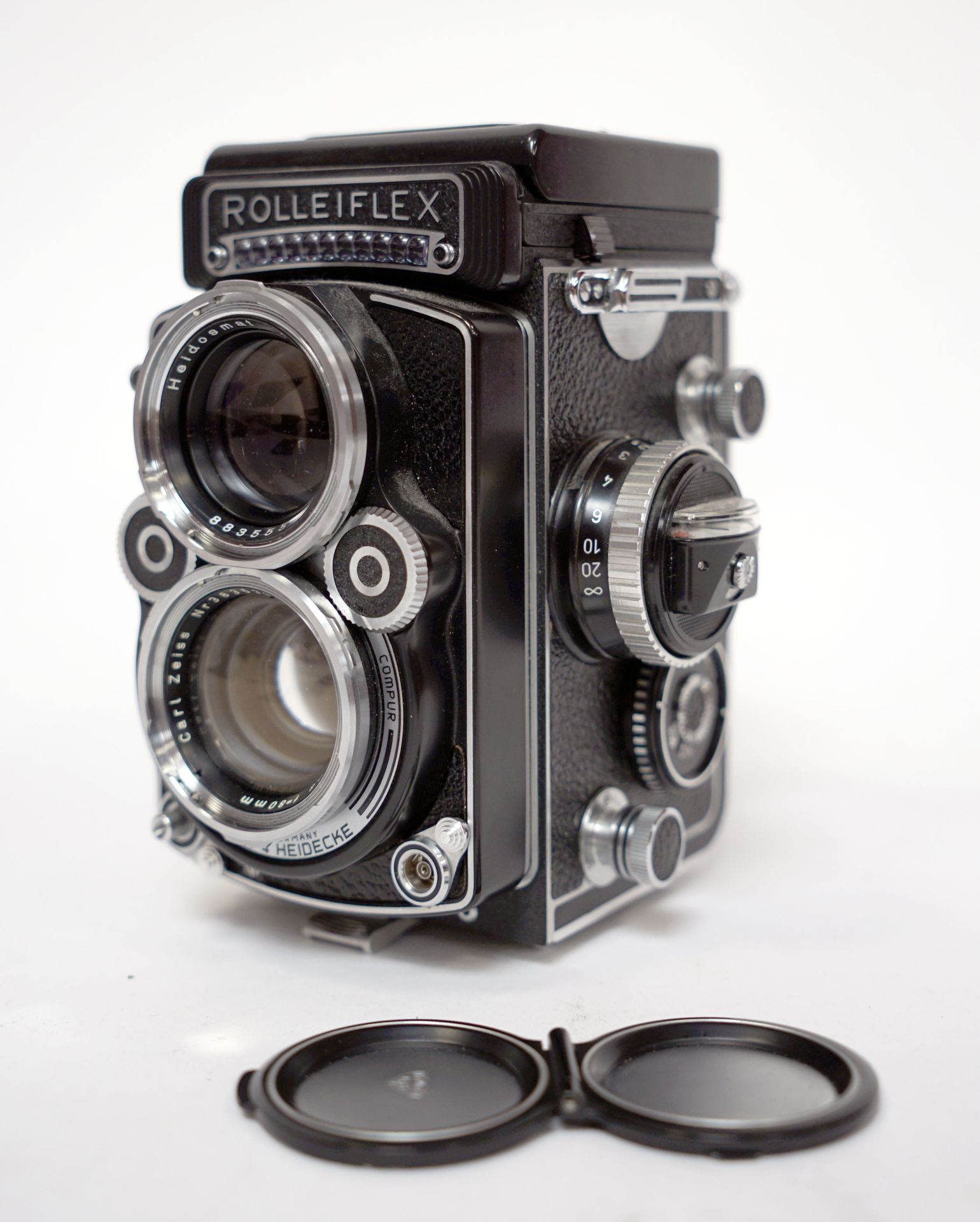 Null ROLLEIFLEX Synchro compur相机，Franke & Heidecke德国制造，卡尔-蔡司镜头编号3835394 Heidosma&hellip;