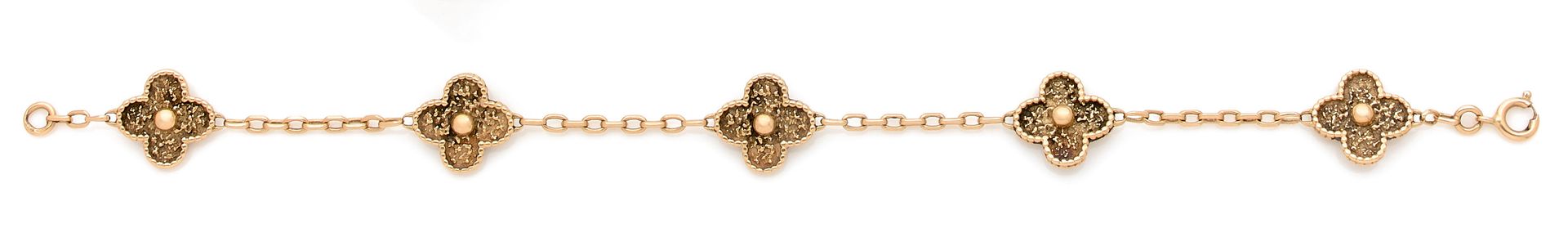 Null 
VAN CLEEF & ARPELS. Modell Alhambra. Armband aus 750 Mil Gelbgold mit fünf&hellip;