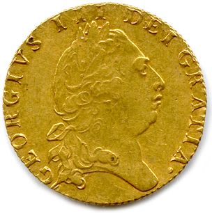 Null GRANDE BRETAGNE – GEORGE III 1760-1820. Son buste lauré à droite. R/. Armoi&hellip;