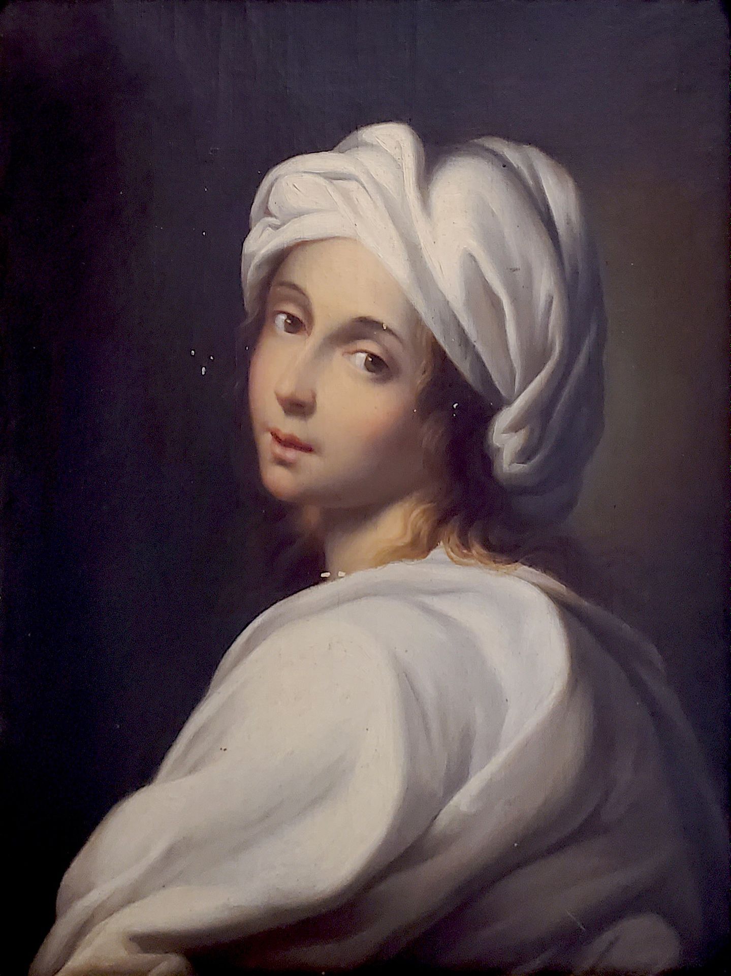 Null 
Schule des 19. Jahrhunderts nach Guido RENI Porträt Beatrice Cenci. Öl auf&hellip;