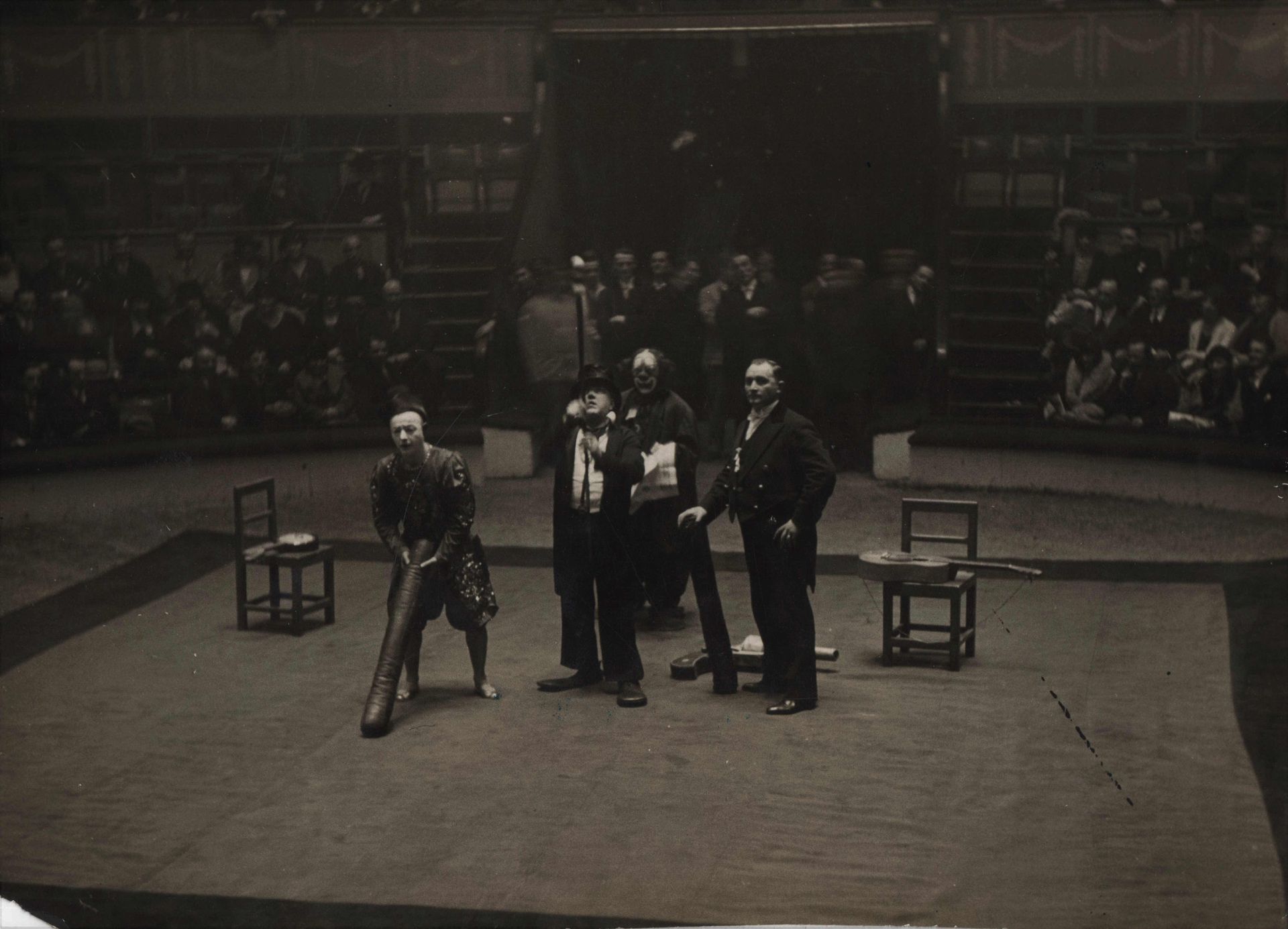 Null Circo Fratellini. Albert, François y Paul Fratellini en el circo de inviern&hellip;