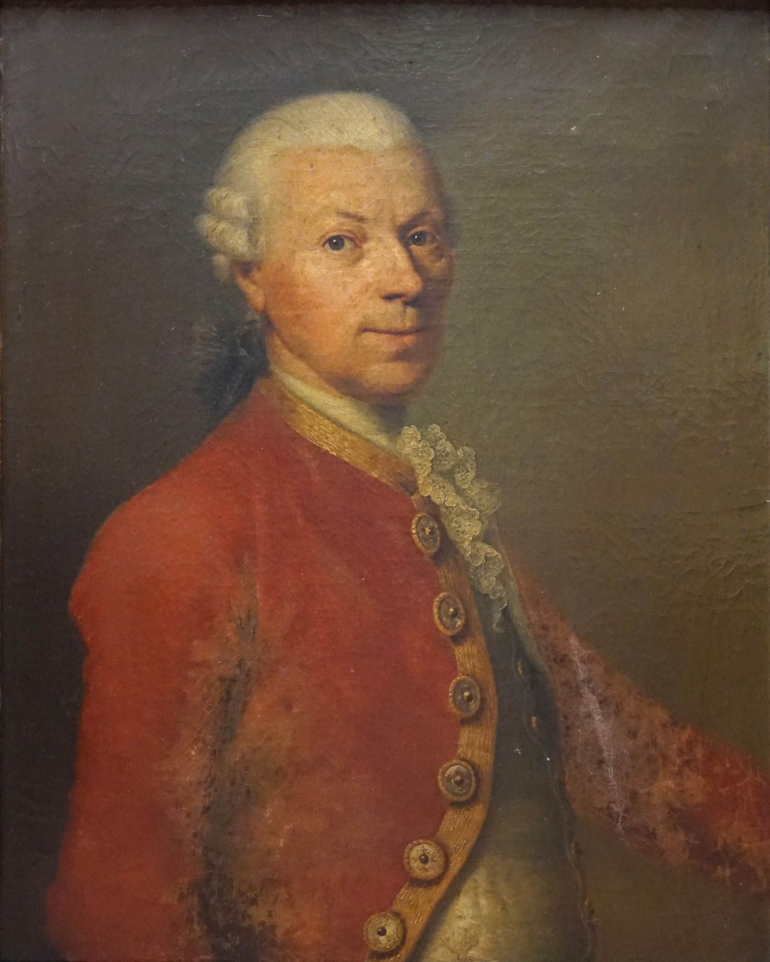 Null Französische Schule des 18. Jahrhunderts. Porträt eines Edelmanns. Öl auf L&hellip;