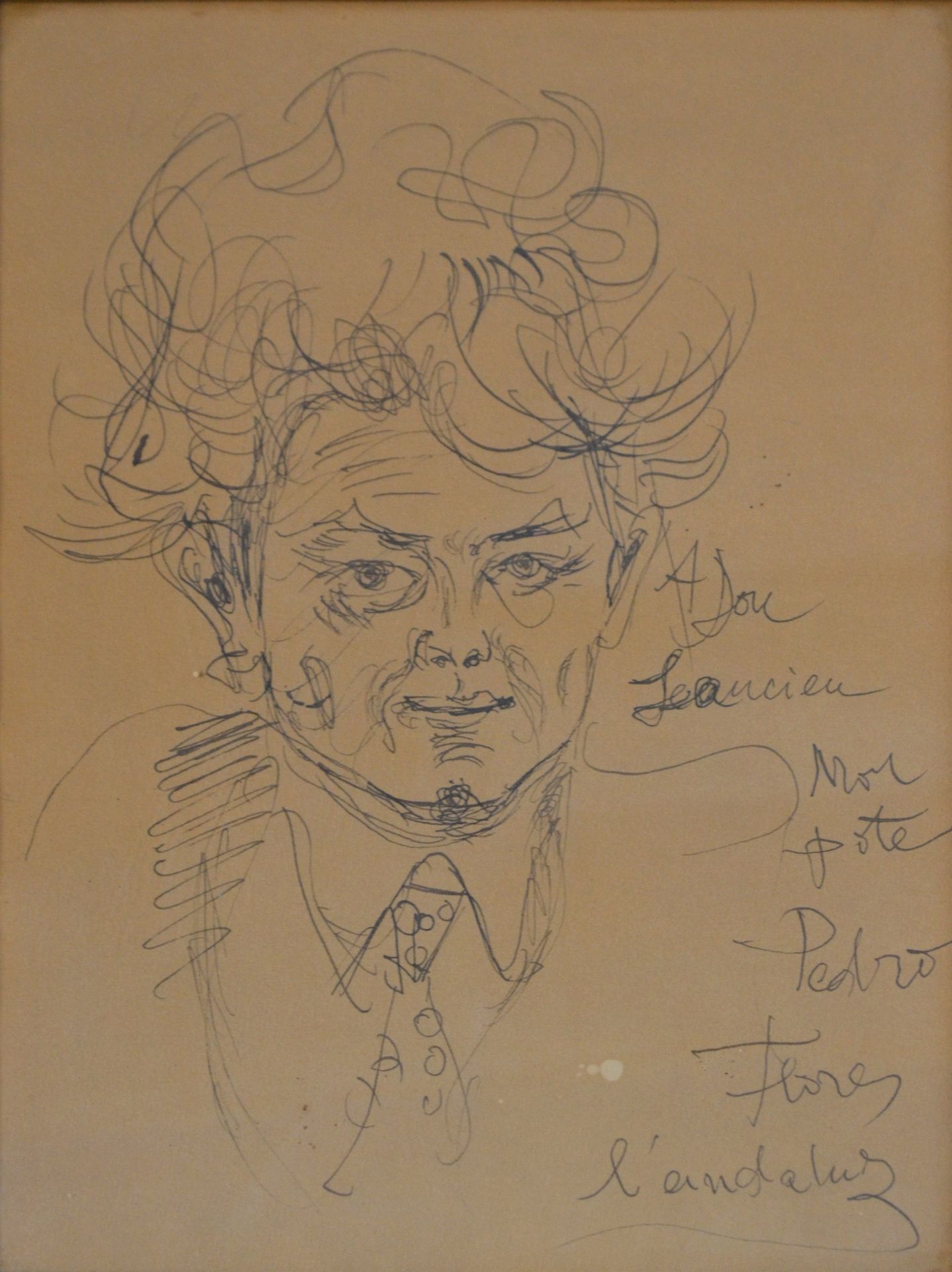 Pedro FLORES (1897-1967) Portrait de Jacques Lancien (Ci… | Drouot.com
