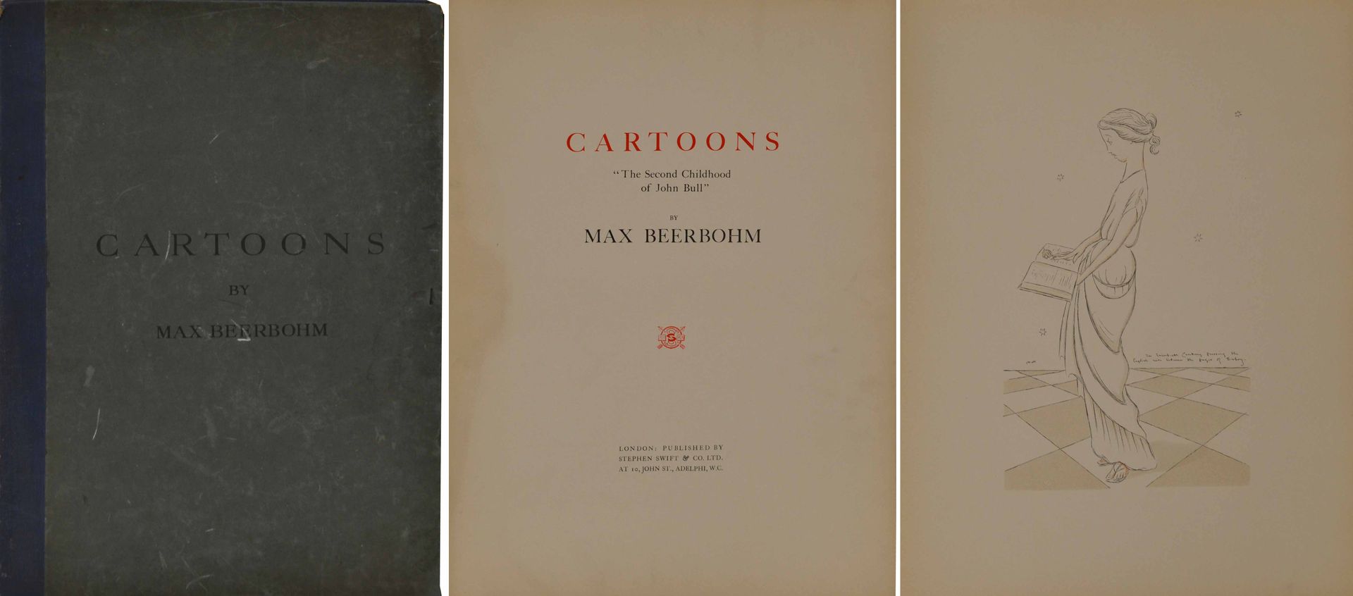 Null Max BEERBOHM (1872-1956) Caricaturas, la segunda infancia de John Bull, 190&hellip;