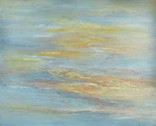 Null 米歇尔-比奥特 (1936-2020)

"夜晚的光辉"。2012

布面油画，右下方有签名和日期，背面有标题

81x100厘米