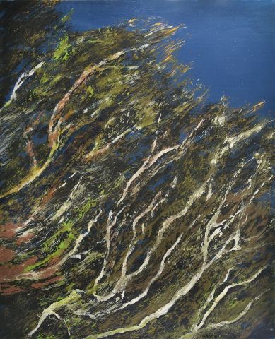 Null 米歇尔-比奥特 (1936-2020)

"风中的腊梅"。2011

布面油画，右下方有签名和日期，背面有标题

100x80厘米