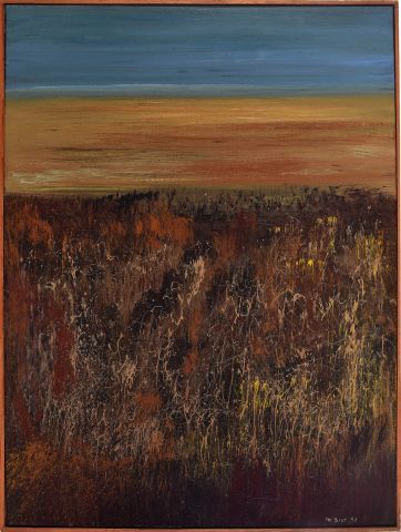 Null 米歇尔-比奥特 (1936-2020)

"斯卡拉蒂"。1997

布面油画，右下方有签名和日期，背面有标题

62x46厘米