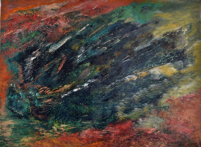 Null 米歇尔-比奥特 (1936-2020)

"造山运动"。2002

布面油画，左下方有签名和日期，背面有标题

60x81厘米