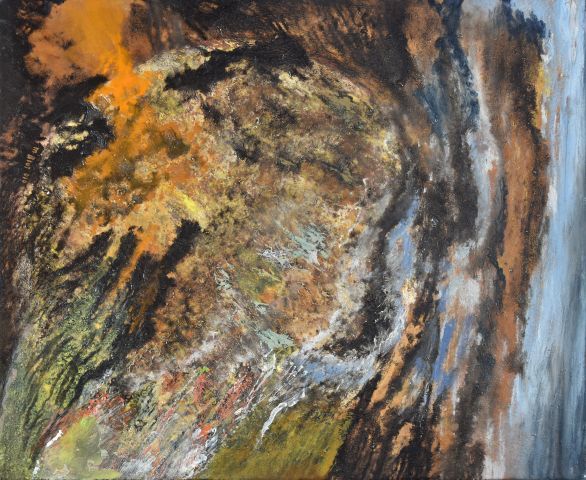 Null 米歇尔-比奥特 (1936-2020)

"在阿特拉斯"。2010

沙子和油画在画布上，中下部有签名和日期，背面有标题

46x38厘米

(装在一&hellip;