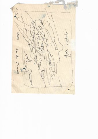 Null Michel BIOT (1936-2020)

Three small preparatory drawings in ink on and pen&hellip;