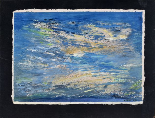 Null 
米歇尔-比奥特 (1936-2020)




"布列塔尼的春天的早晨"。2012




裱在木头上的Arche纸上的油画，右下方有签名和日期，背&hellip;