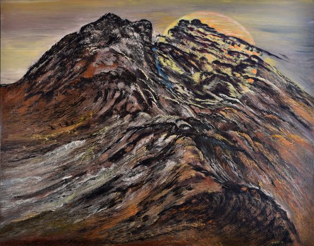 Null 
米歇尔-比奥特 (1936-2020)




"Heliotrope山I"。1995




布面油画，右下方有签名和日期，背面有标题




1&hellip;