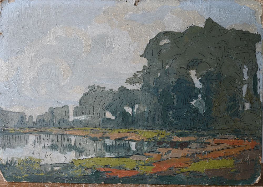 Null 
Eugène BROUILLARD (1870-1950)




Paysage de bord d'étang




Huile sur ca&hellip;