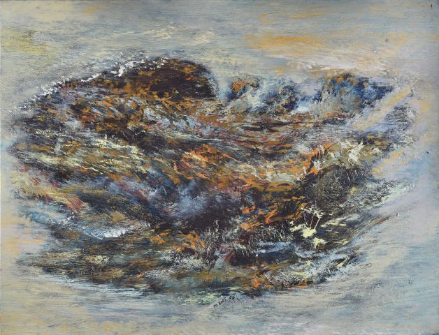 Null 米歇尔-比奥特 (1936-2020)

"石头的情感"。2006

布面油画，中下部有签名和日期，背面有标题

50x65厘米