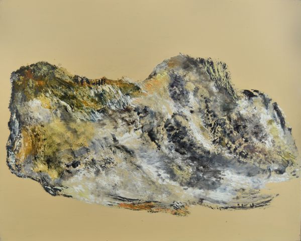 Null 米歇尔-比奥特 (1936-2020)

"独石"。2008

布面油画，右下方有签名和日期，背面有标题

50x61厘米