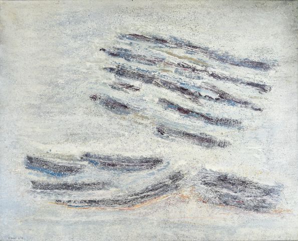 Null 米歇尔-比奥特 (1936-2020)

"Les paliers du ciel"。1978

布面油画，左下方有签名和日期，背面有标题

66x8&hellip;