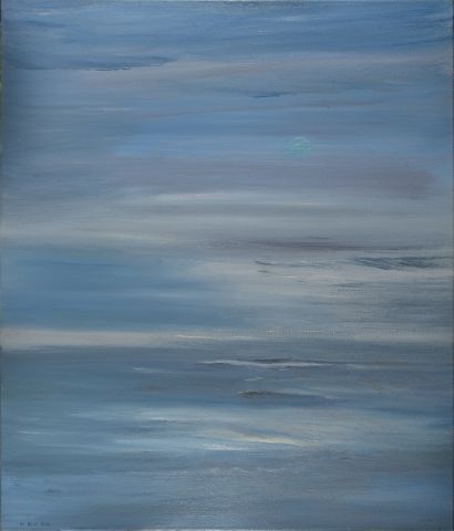 Null 米歇尔-比奥特 (1936-2020)

"沉默"。2000

布面油画，左下方有签名和日期，背面有标题

100x81.5厘米
