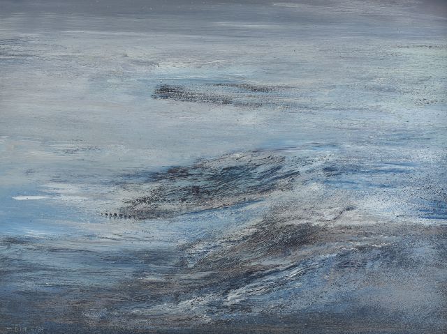 Null 米歇尔-比奥特 (1936-2020)

"La Manche"。1987

Arche纸上的油画，左下方有签名和日期，背面有标题

49x65厘米