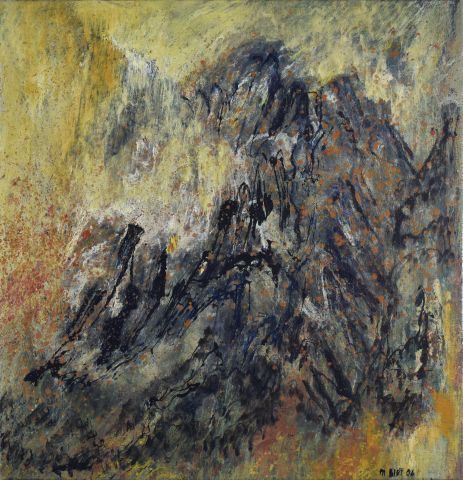 Null 米歇尔-比奥特 (1936-2020)

"摩洛哥"。2004

布面油画，右下方有签名和日期，背面有标题

40x40厘米
