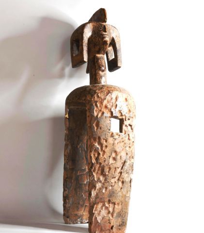 Null NIGERIA 

Grand masque d'épaule en bois sculpté à patine rougeâtre

XXe, da&hellip;