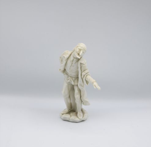 Null 
CAPODIMONTE.

Personnage de la commedia dell'arte en porcelaine blanche cr&hellip;