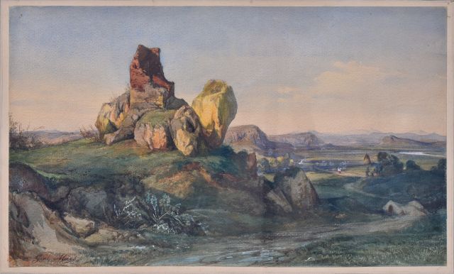 Null Giacomo MAES (XVIIIe-XIXe)

Paysage d’Italie à la tour en ruine

Aquarelle,&hellip;