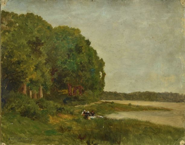 Null Louis BOULANGER (1806-1867)

Pique-nique au bord de l'étang

Huile sur papi&hellip;
