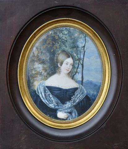 Null École française vers 1840

Portrait d’une jeune fille sur un fond de paysag&hellip;