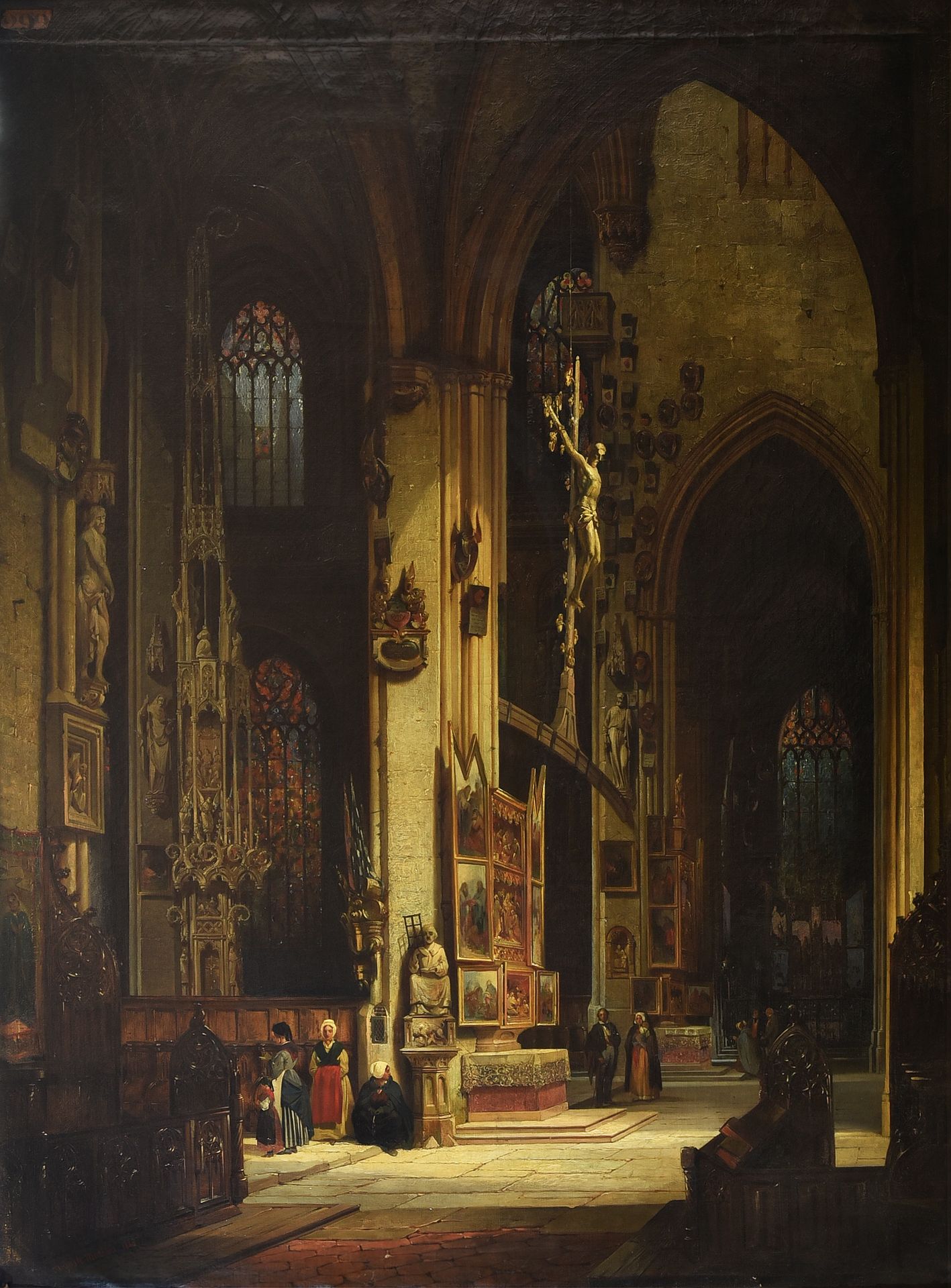 Null Auguste MATHIEU (1810-1864)

Intérieur d’église à Nuremberg, vue du transep&hellip;