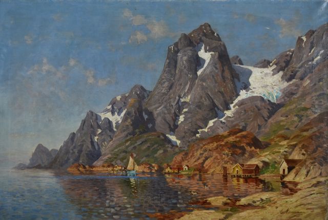 Null 
Adelsteen NORMANN (1848-1918)

Paysage scandinave

Huile sur toile, signée&hellip;