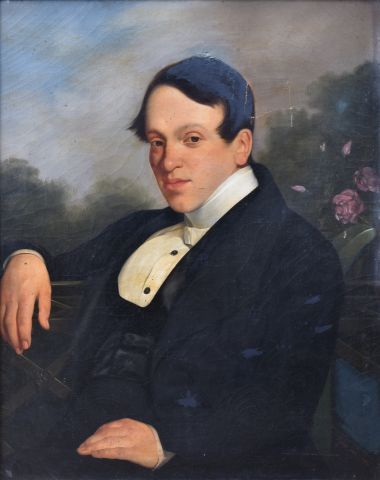 Null Alexandre LEPAGE, dit le jeune (1804-1878)

Portrait d’un dandy, assis sur &hellip;
