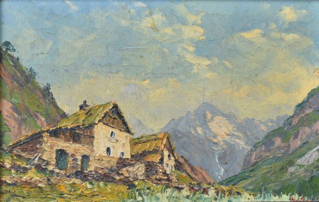 Null Étienne BOVIER-LAPIERRE (1908-1987)

Vieux chalet dans les Alpes

Huile sur&hellip;