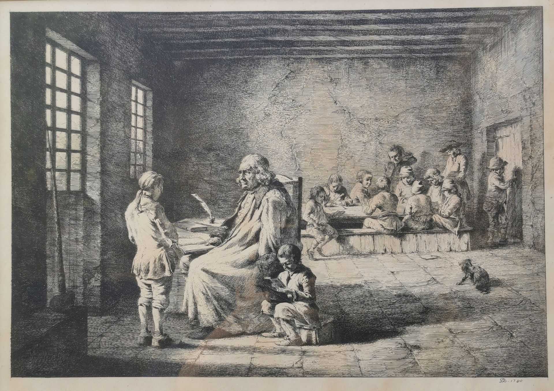 Null Jean-Jacques de BOISSIEU (1736-1810)

Le maître d’école

Gravure à l’eau-fo&hellip;
