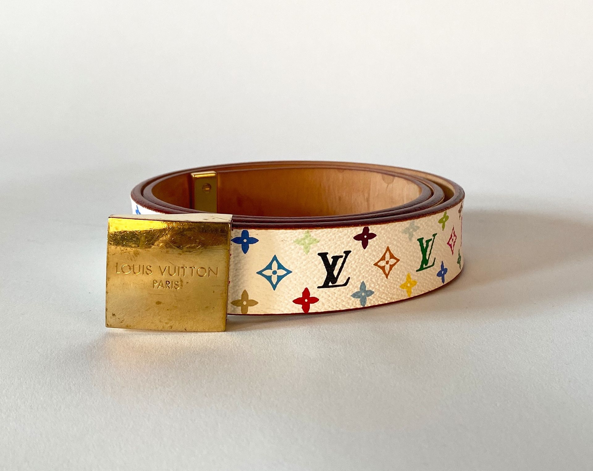 Louis Vuitton x Takashi Murakami Monogram Belt