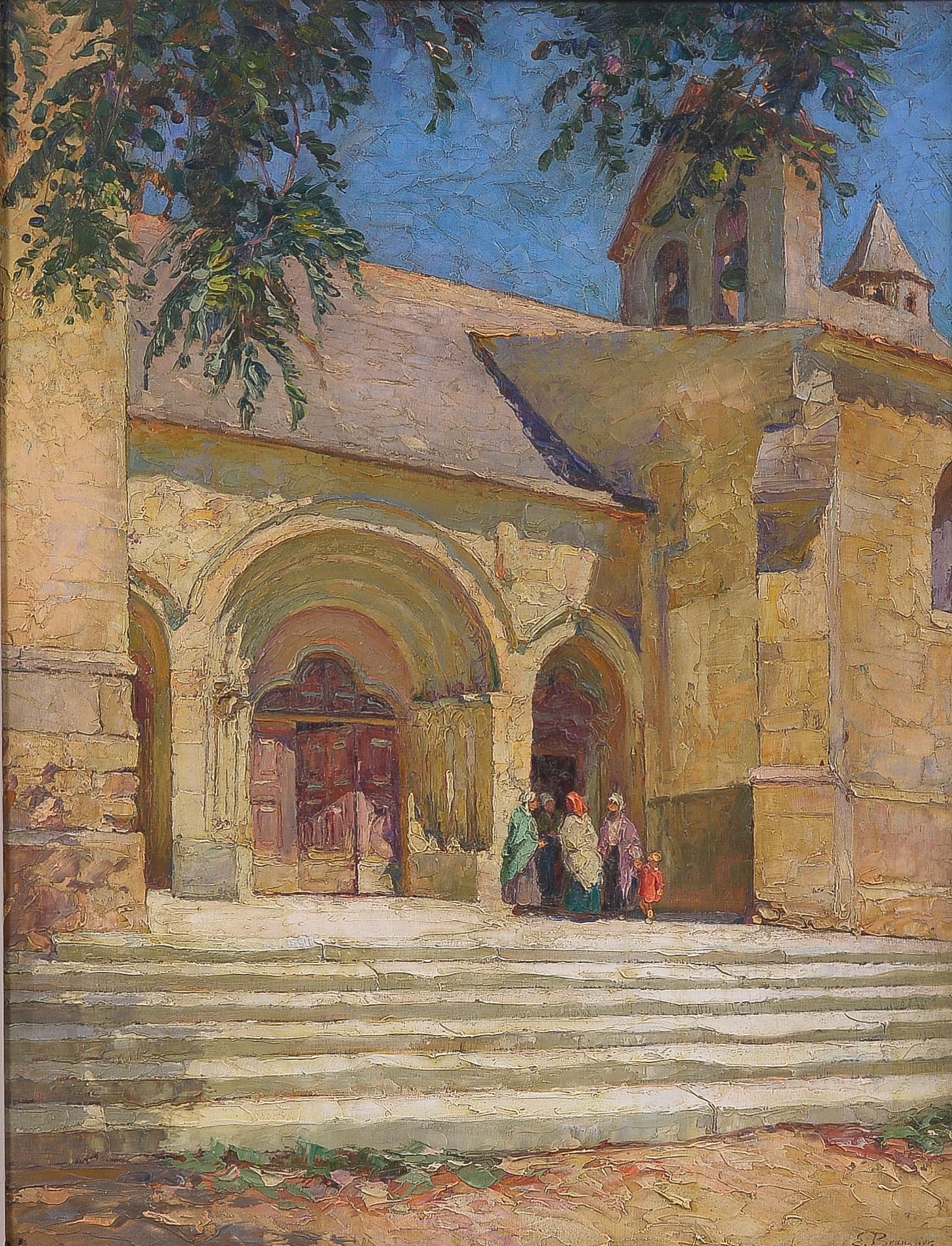 Null Émile BEAUSSIER (1874-1943)

Conversation devant l’église en Provence

Huil&hellip;