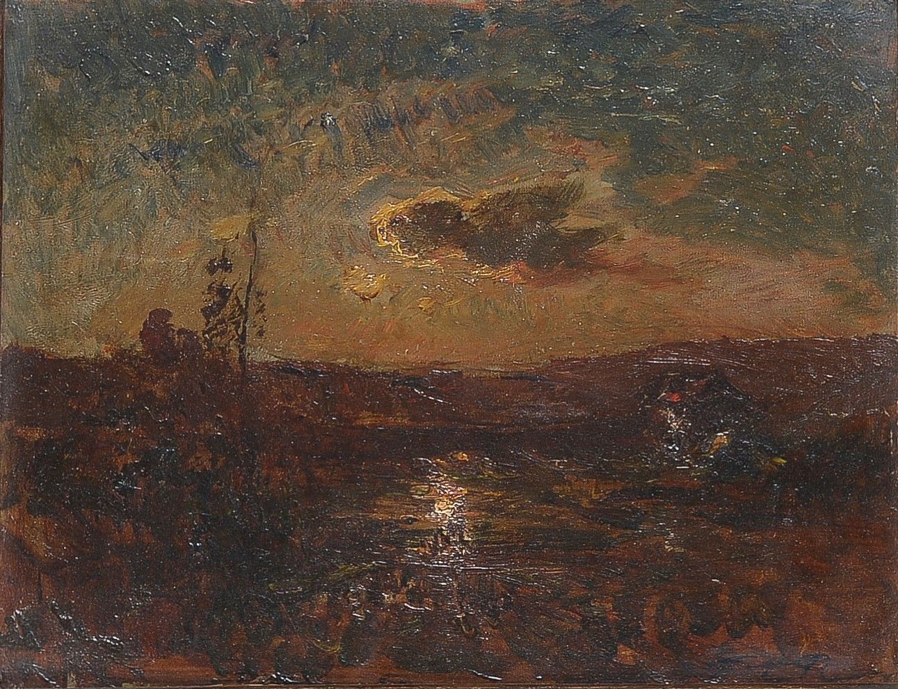 Null François-Auguste RAVIER (1814-1895)

Abend auf einem Teich

Öl auf Papier, &hellip;