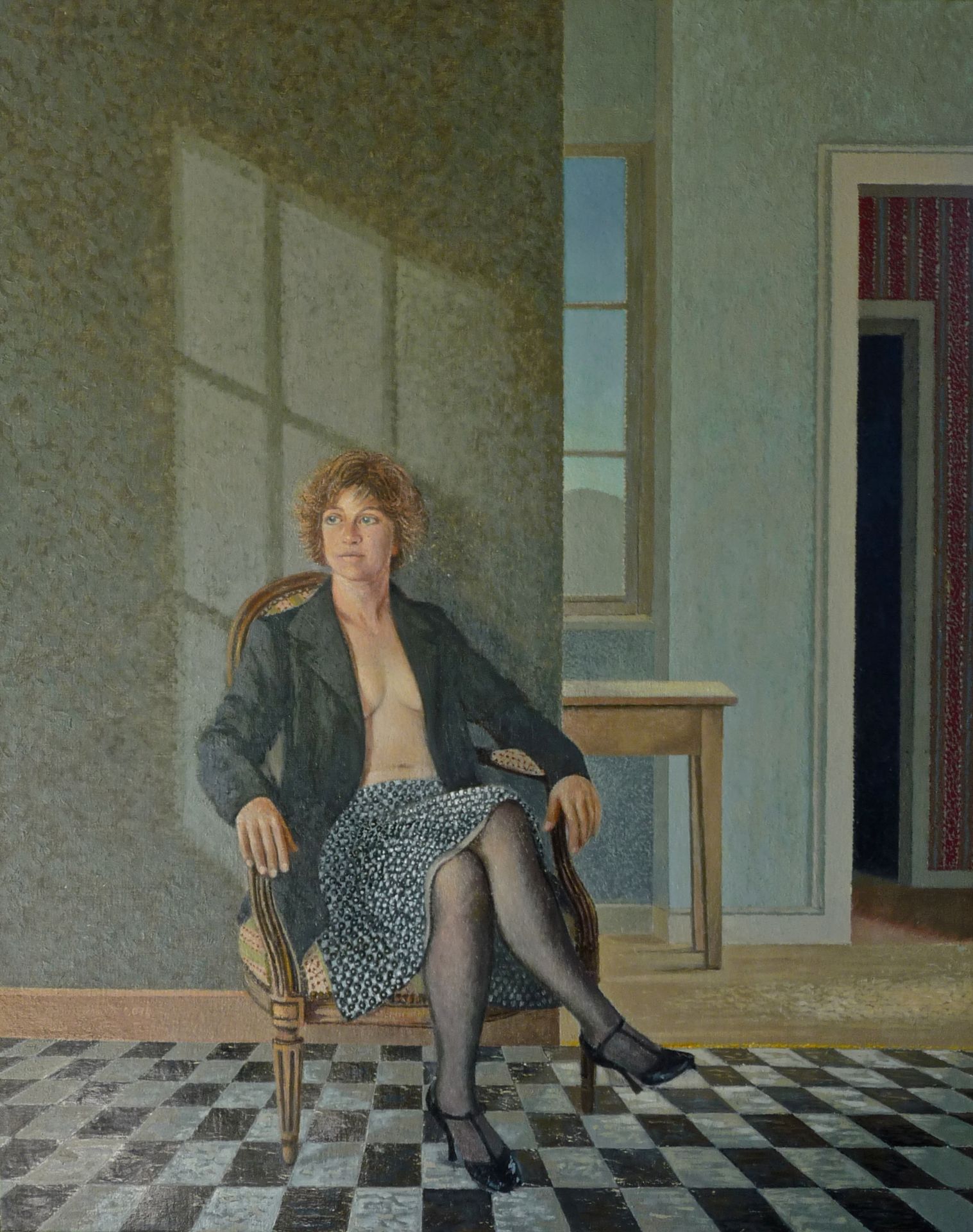 Null 让-克劳德-贝松-吉拉尔 (1938-2021)

Edith V., 2014

布面油画，左下方有签名和日期

81 x 65 cm
