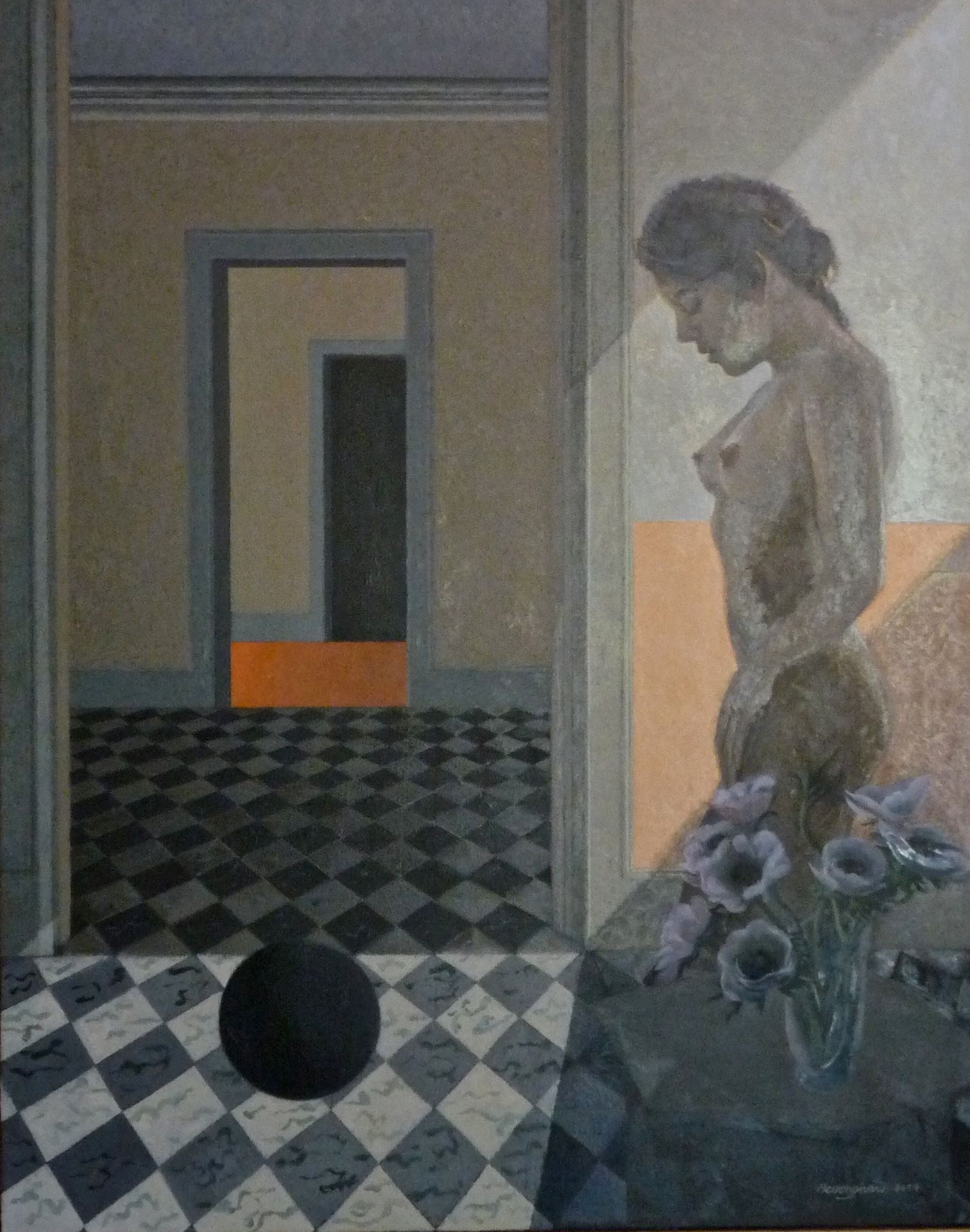Null 让-克劳德-贝松-吉拉尔 (1938-2021)

安吉莉克和龙，2017

布面油画，右下方有签名和日期

92 x 73 cm