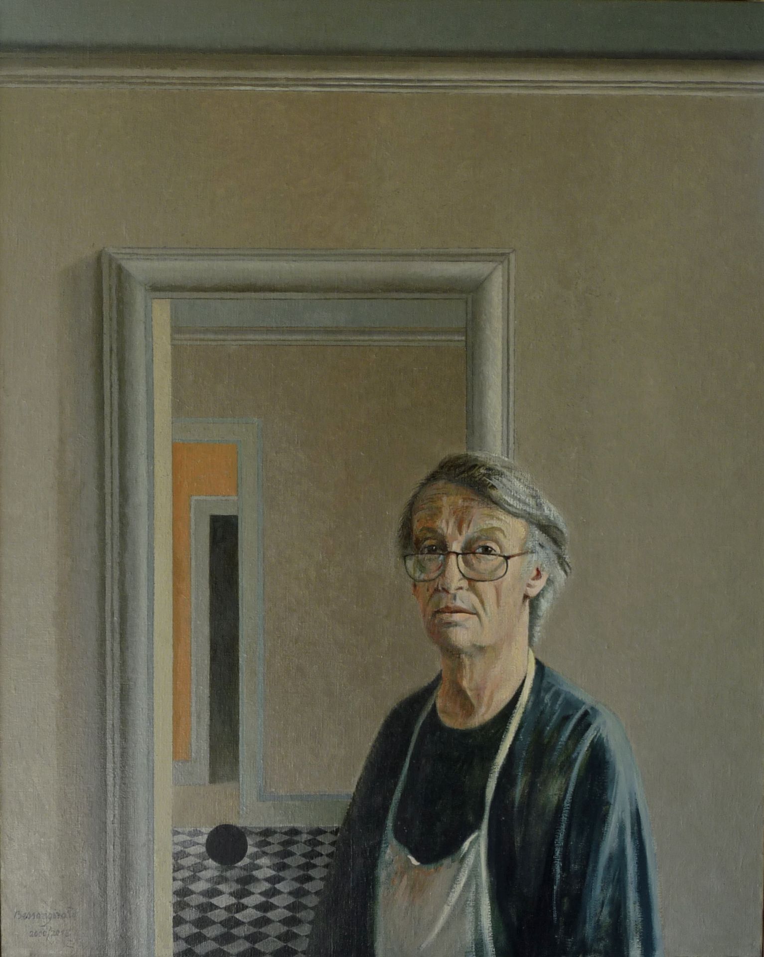 Null Jean-Claude BESSON-GIRARD (1938-2021) 
Autoportrait, 2000/2018 
Huile sur t&hellip;