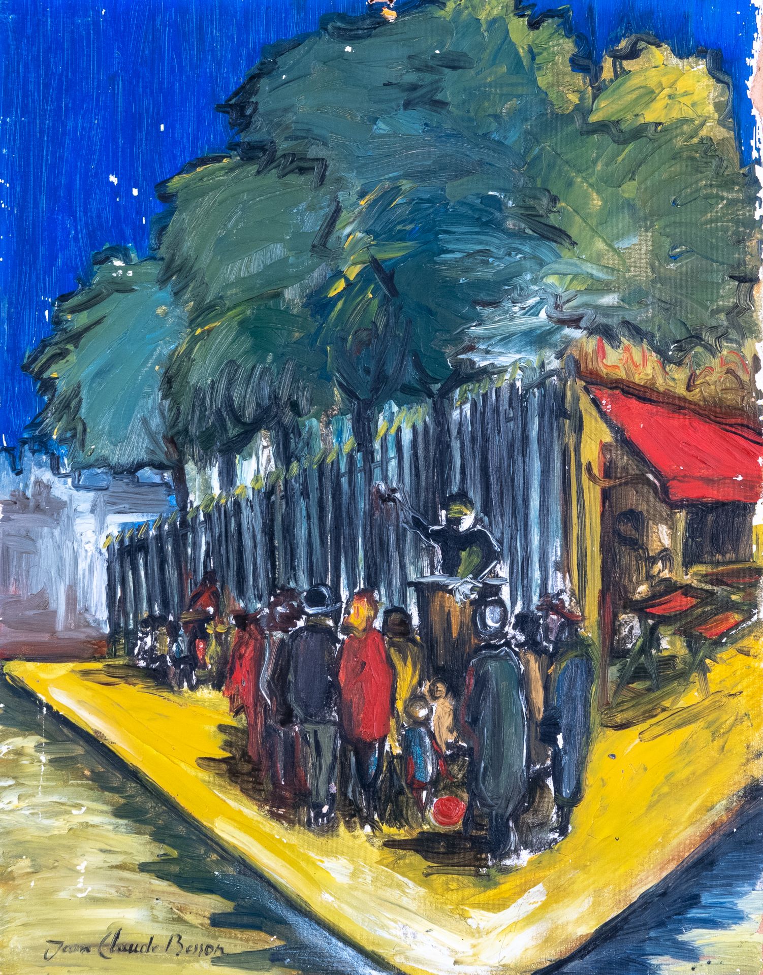 Null 让-克劳德-贝松-吉拉尔 (1938-2021)

拍卖会

布面油画，左下角有签名

(小事故和缺乏材料)

35 x 27 cm