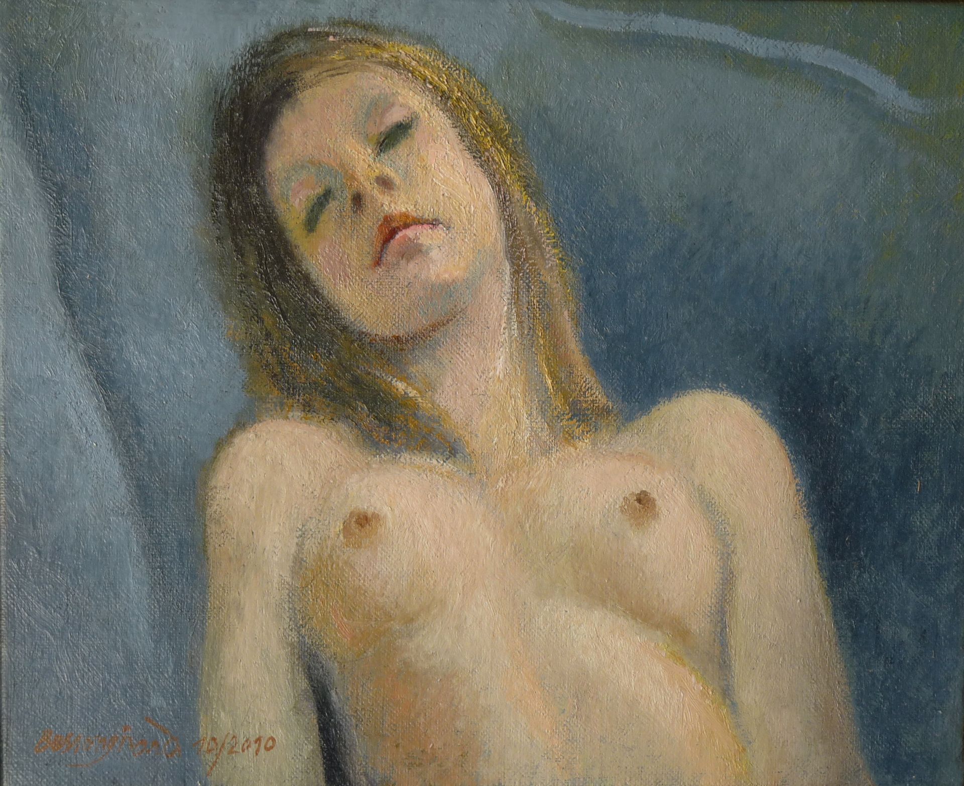 Null 让-克劳德-贝松-吉拉尔 (1938-2021)

无题20, 2010

布面油画，左下方有签名和日期10/2010

22 x 27 cm